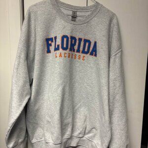 Florida Lacrosse Sweatshirt Gilden Adult XL